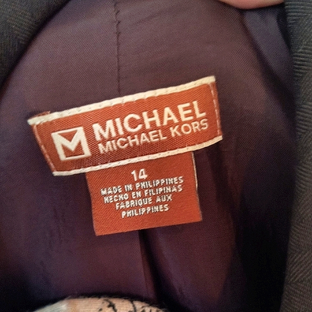 Michael Kors Dark Brown Blazer. Size 14. Excellent Condition! - Picture 2 of 9